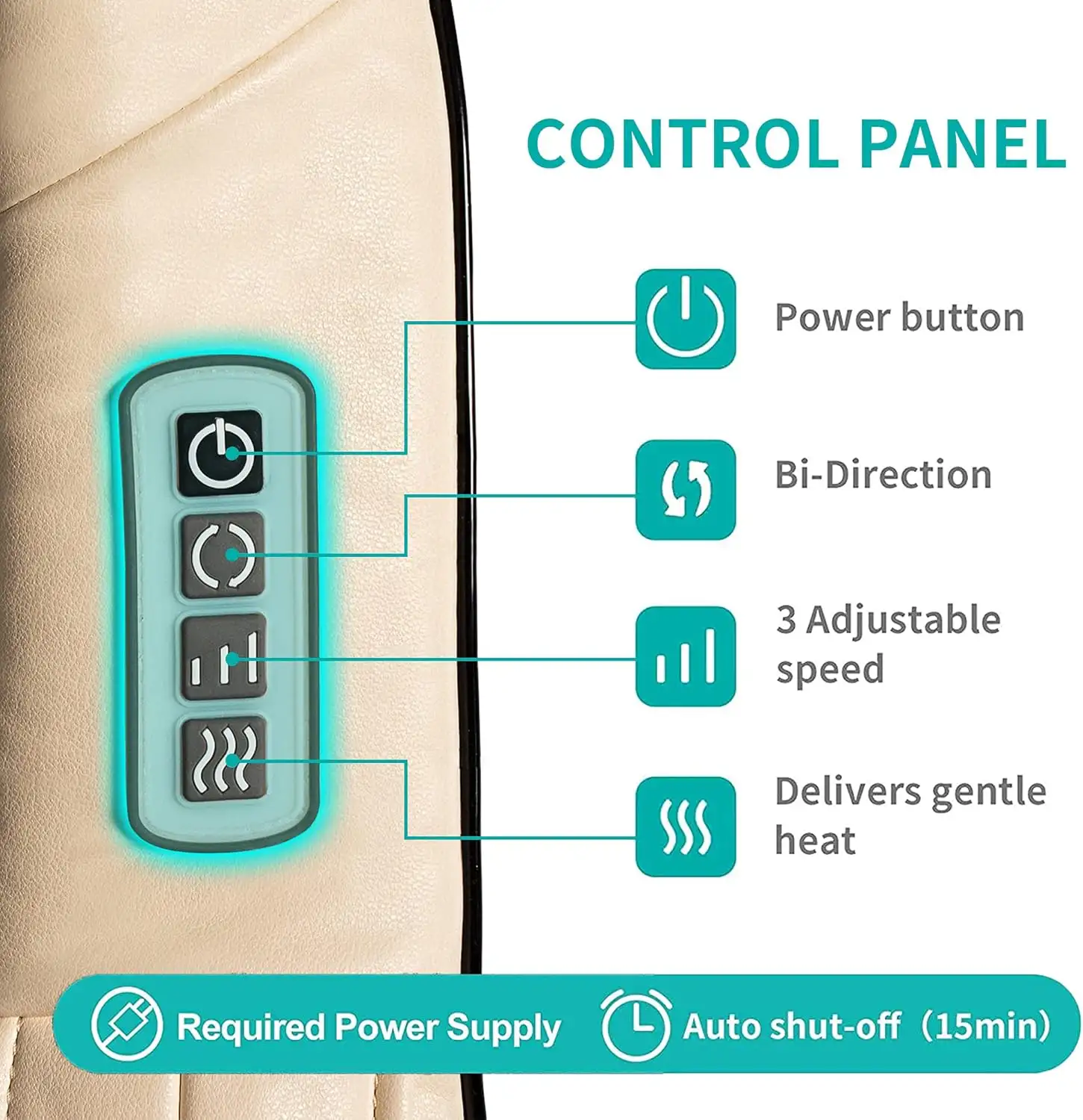 Nekteck Shiatsu Neck and Back Massager with Soothing Heat Office and Home Use - 81dBhRFxoS._AC_SL1500_